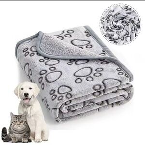 Soft Fluffy High Quality Pet Blanket Cute Cartoon Pattern